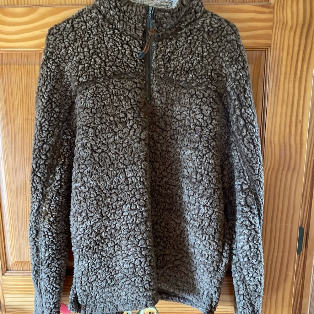 True Grit Charcoal Zip-Up Sweater
